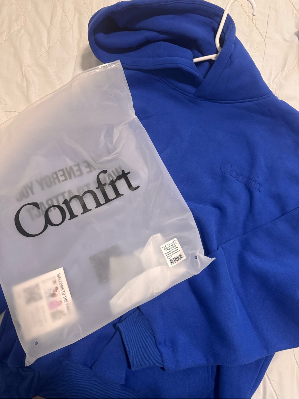 COMFRT Royal Blue Hoodie